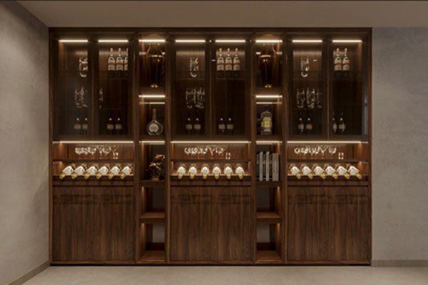 mẫu tủ rượu mang phong cách cổ điển đương đại