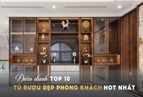 mẫu tủ rượu phòng khách