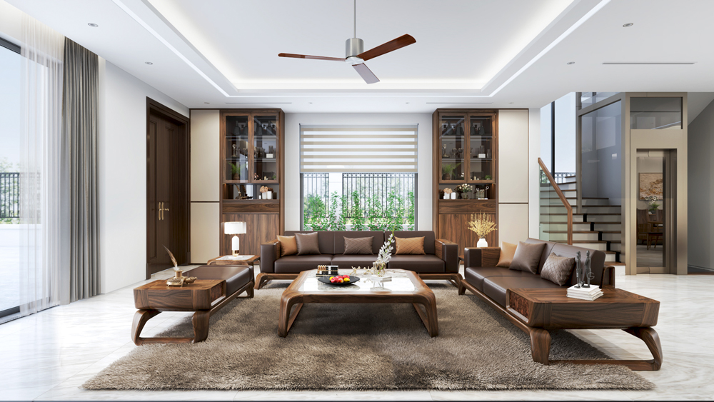 tủ trang tr&iacute; gỗ &oacute;c ch&oacute; ph&ograve;ng kh&aacute;ch