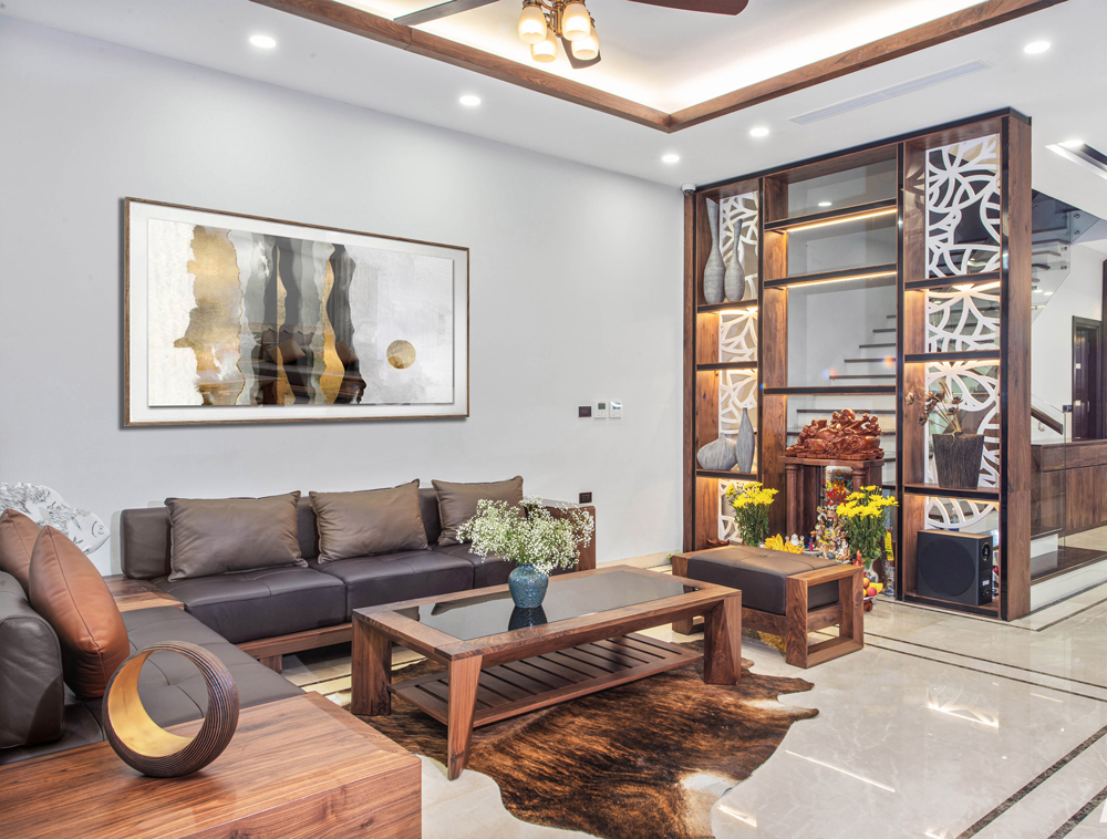 tủ trang tr&iacute; gỗ &oacute;c ch&oacute;