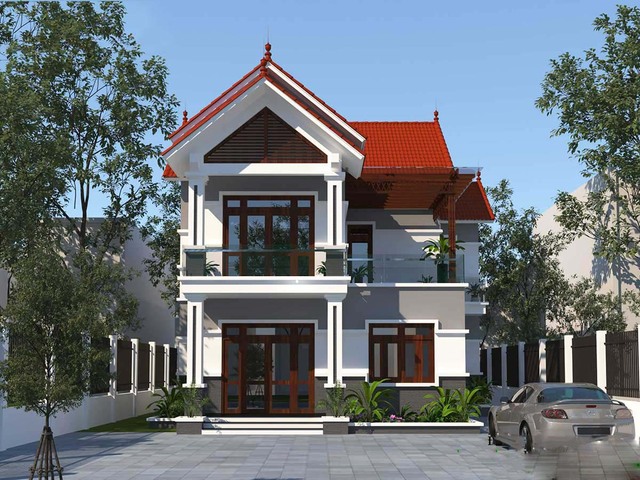 nhà phố mái ngói