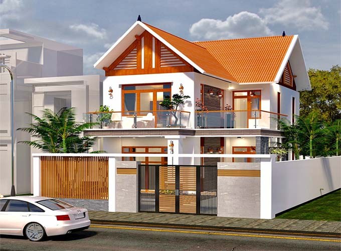 nhà phố mái ngói