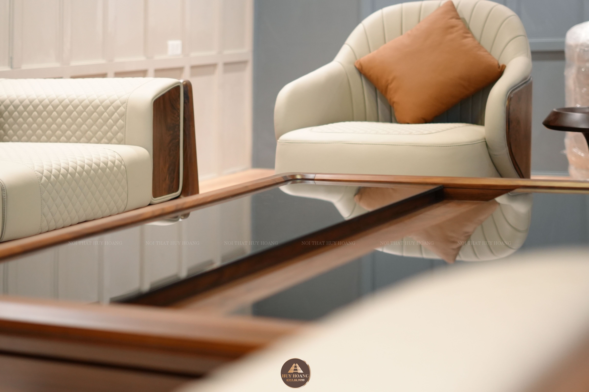 Sofa gỗ óc chó Avalon 61