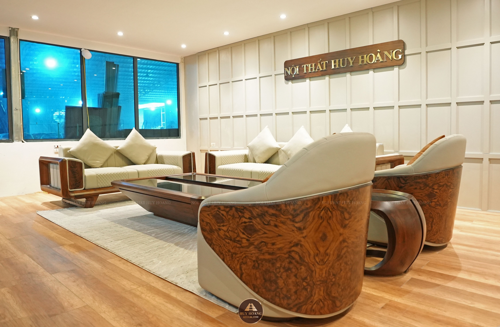 Sofa gỗ óc chó Avalon 61