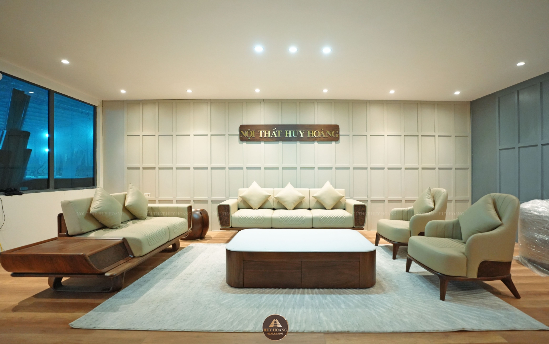 Sofa gỗ óc chó Avalon 45