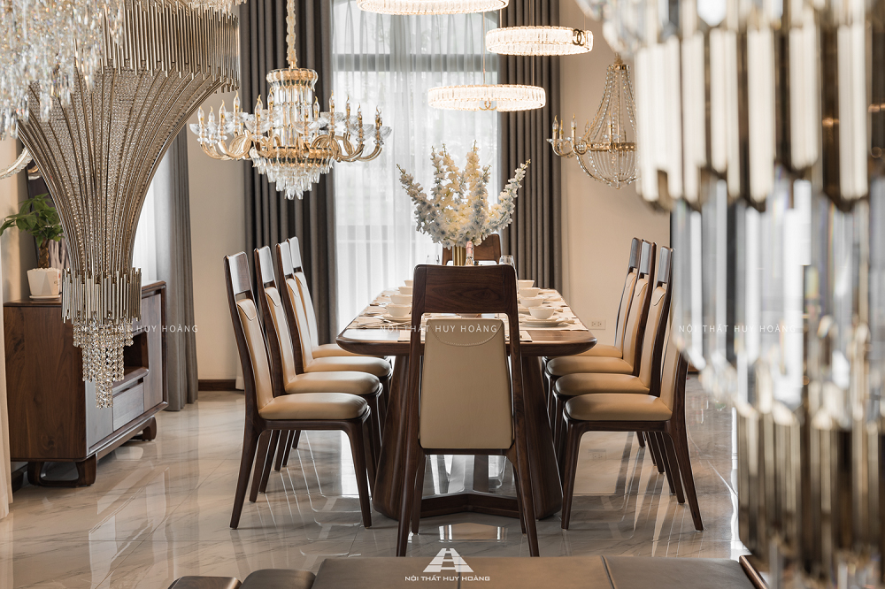 mẫu b&agrave;n ăn gỗ &oacute;c ch&oacute;