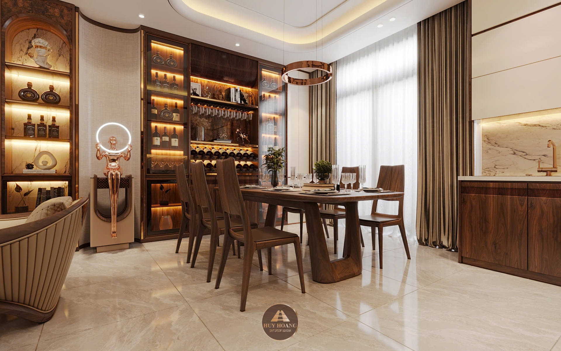 Hướng dẫn chọn bàn ăn gỗ óc chó