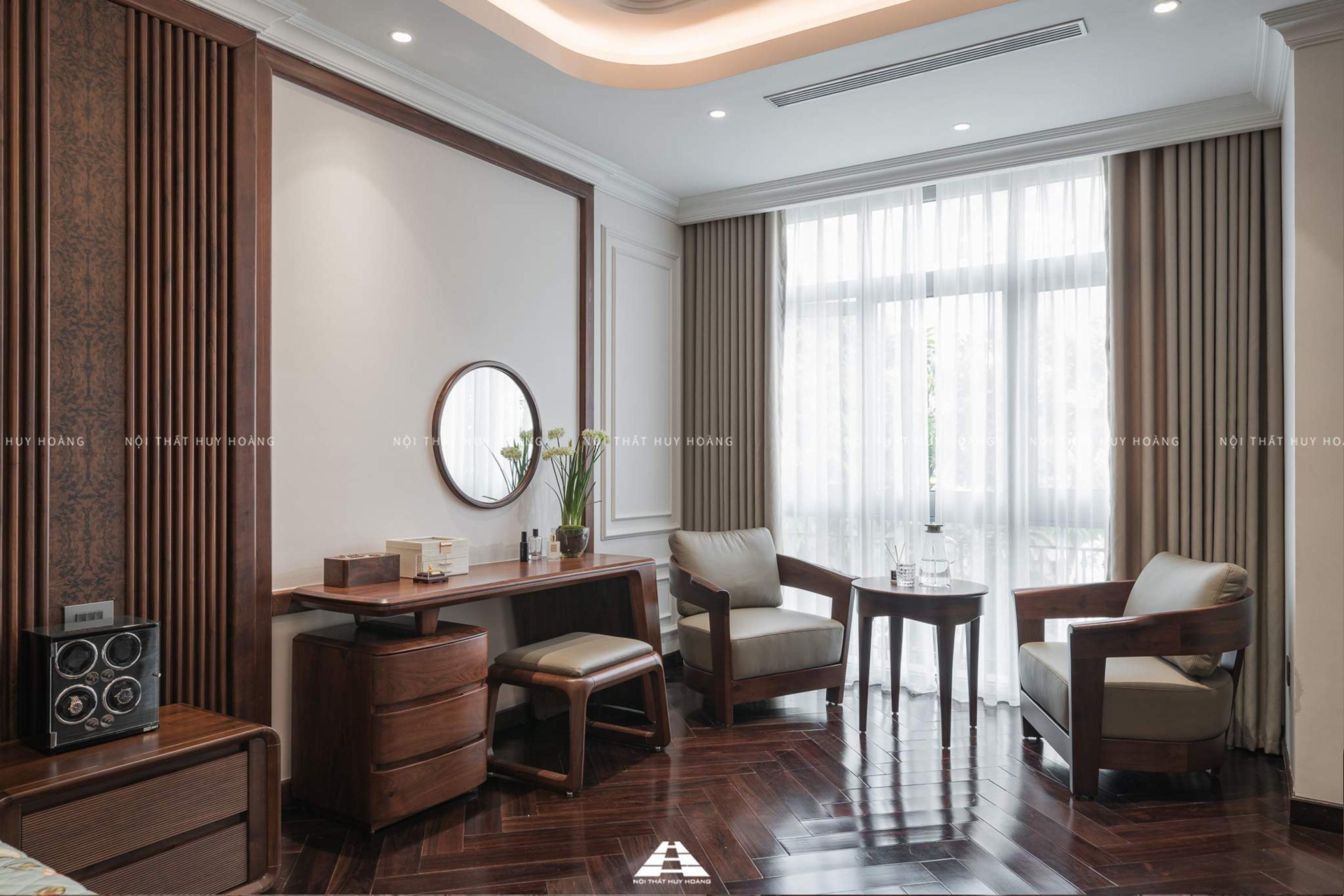 Kinh nghiệm chọn mua bàn trang điểm gỗ óc chó