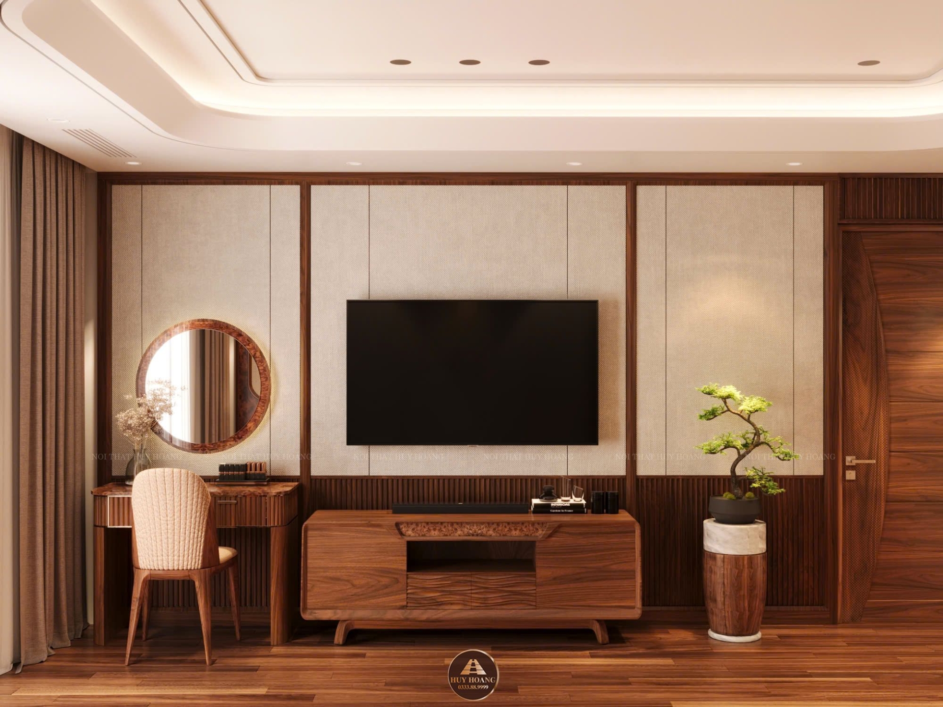 cách chọn mua bàn trang điểm gỗ óc chó