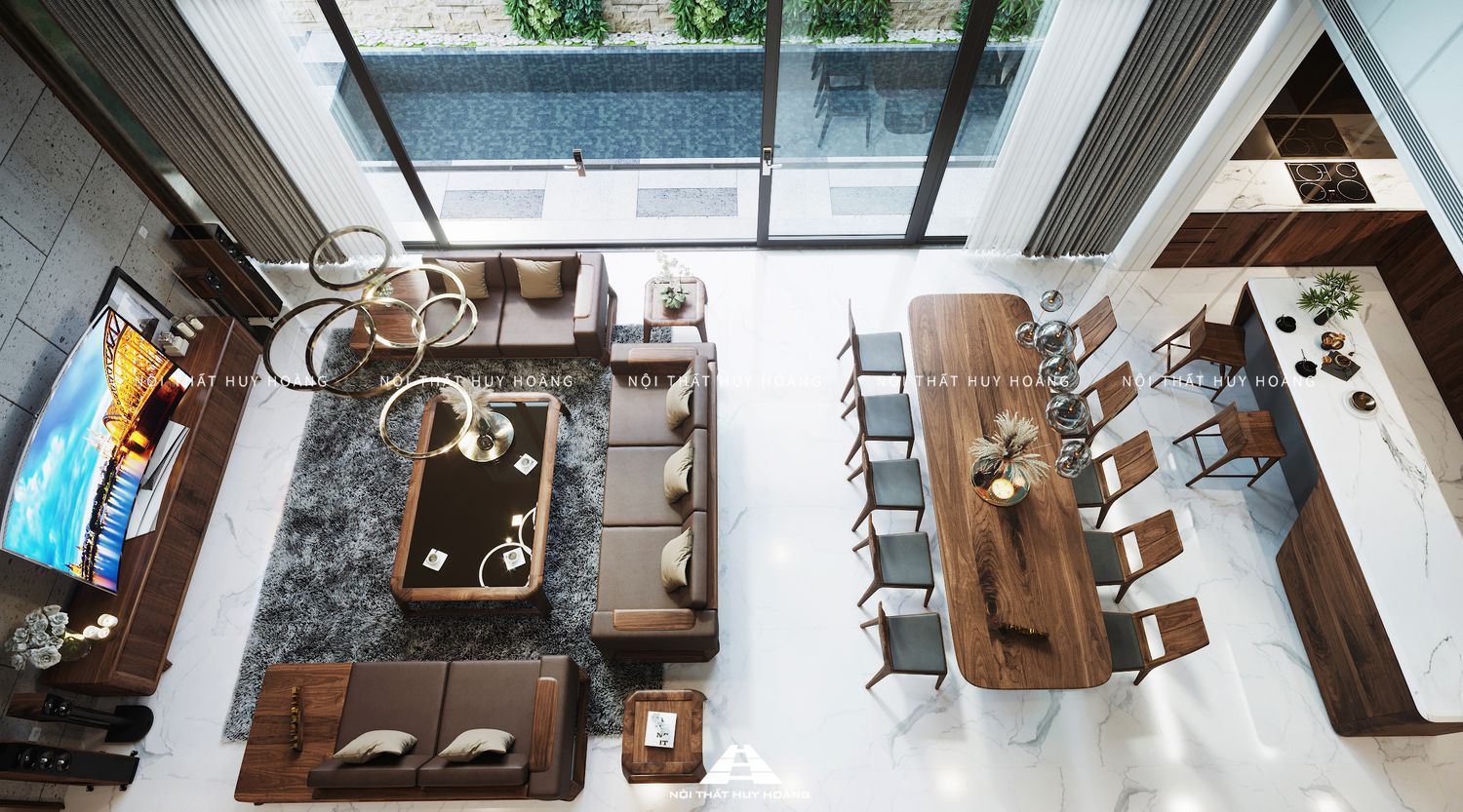 Thiết kế nội thất biệt thự hiện đại tại Đông Anh
