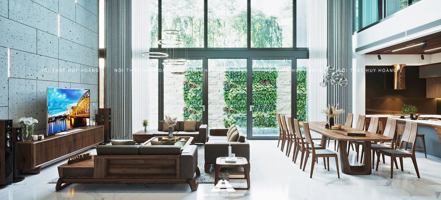 Thiết kế nội thất biệt thự hiện đại tại Đông Anh