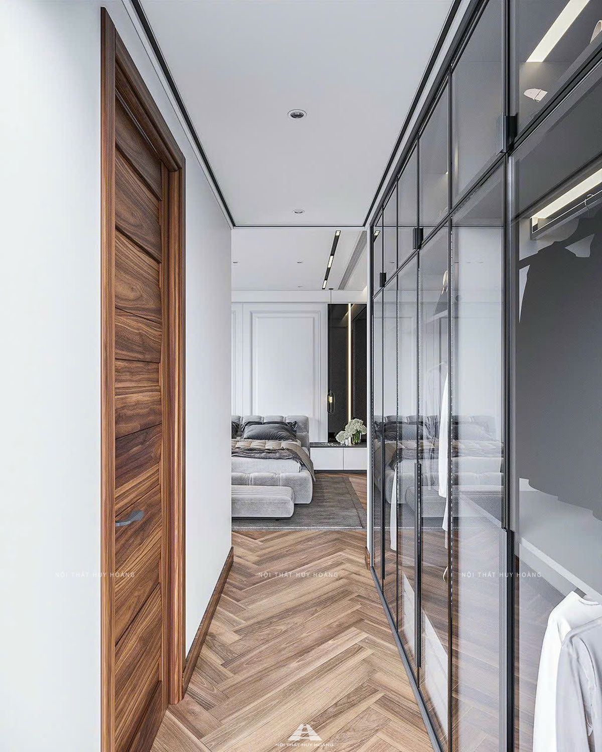 Thiết kế nội thất biệt thự song lập đẹp, ấn tượng tại Nam Từ Liêm