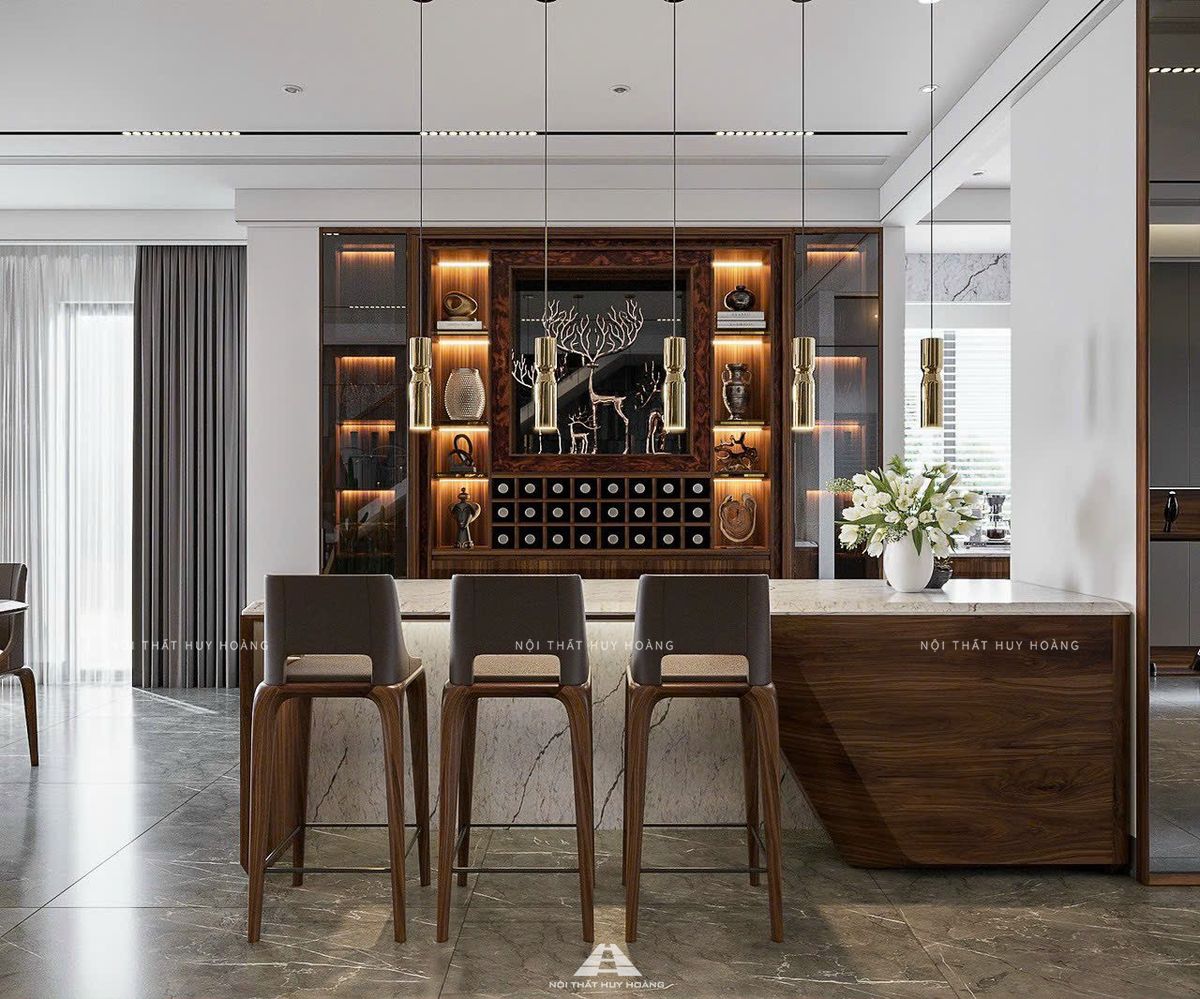 Thiết kế nội thất biệt thự song lập đẹp, ấn tượng tại Nam Từ Liêm