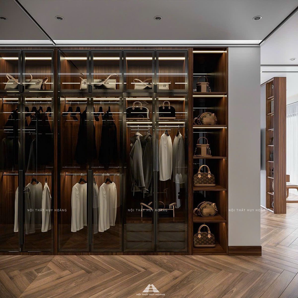 Thiết kế nội thất biệt thự song lập đẹp, ấn tượng tại Nam Từ Liêm