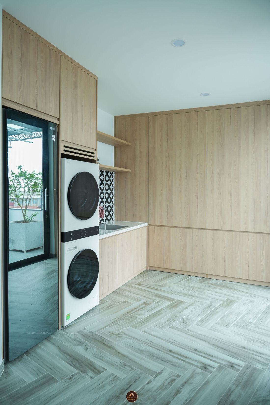 THIẾT KẾ NỘI THẤT GỖ ÓC CHÓ VILLA MỸ ĐÌNH