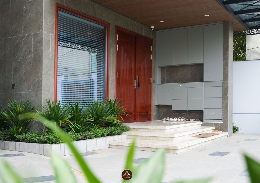 THIẾT KẾ NỘI THẤT GỖ ÓC CHÓ VILLA MỸ ĐÌNH