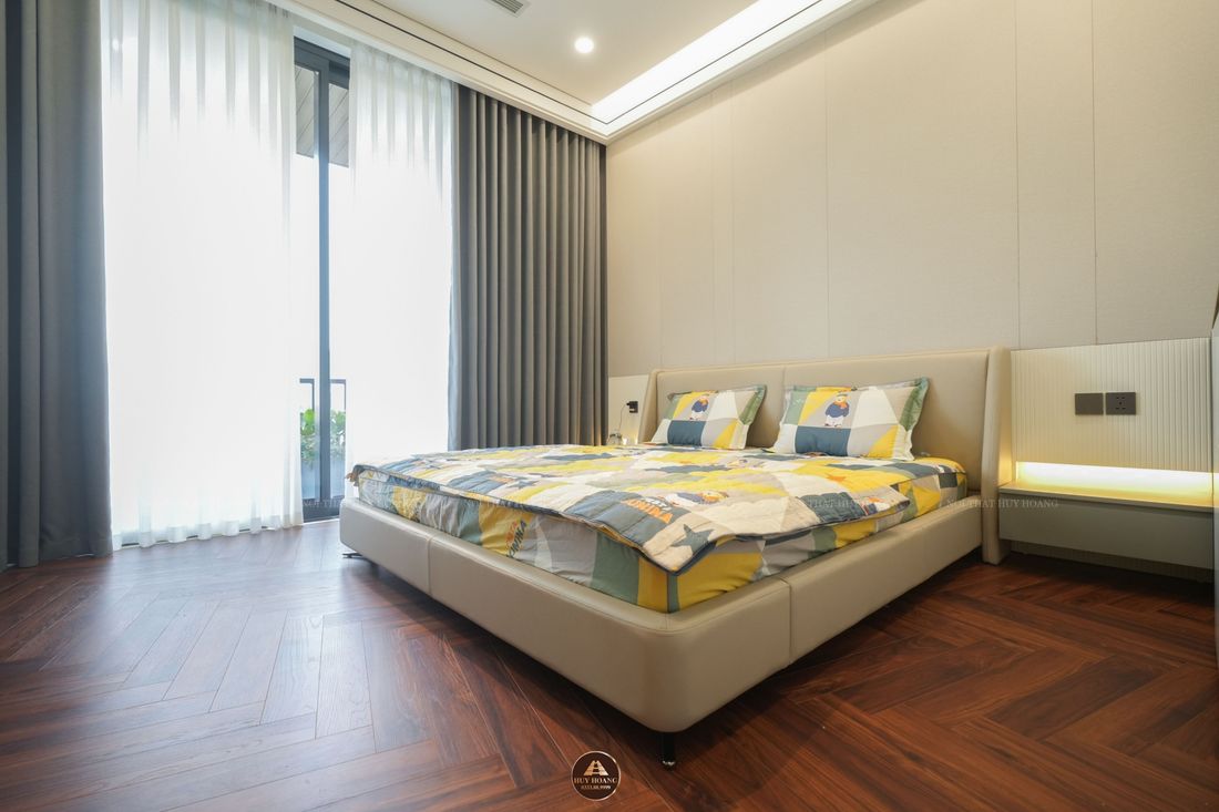 THIẾT KẾ NỘI THẤT GỖ ÓC CHÓ VILLA MỸ ĐÌNH