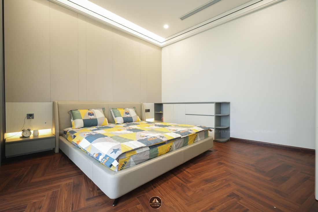 THIẾT KẾ NỘI THẤT GỖ ÓC CHÓ VILLA MỸ ĐÌNH