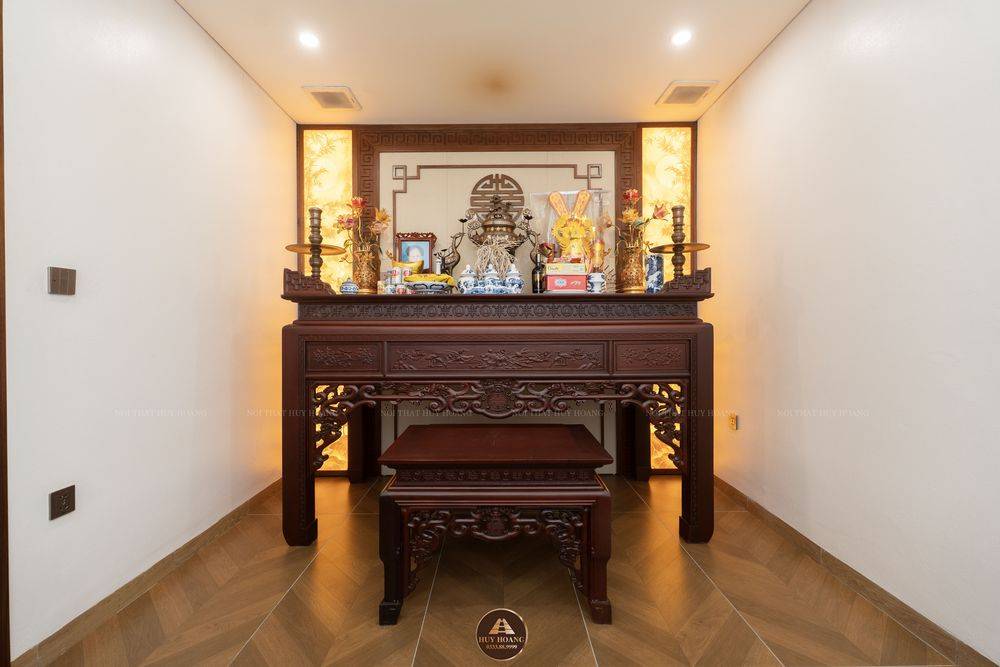 THIẾT KẾ NỘI THẤT GỖ ÓC CHÓ VILLA ĐÔNG ANH