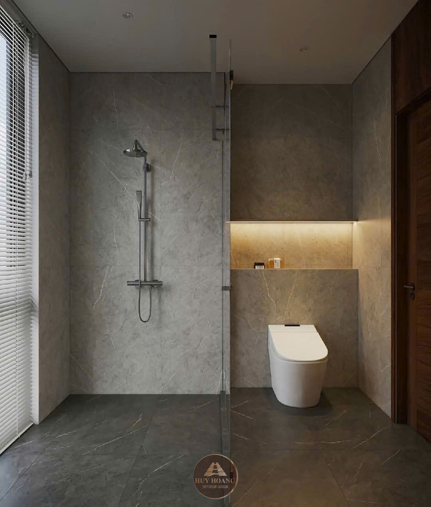 THIẾT KẾ NỘI THẤT GỖ ÓC CHÓ VILLA MIÊU NHA