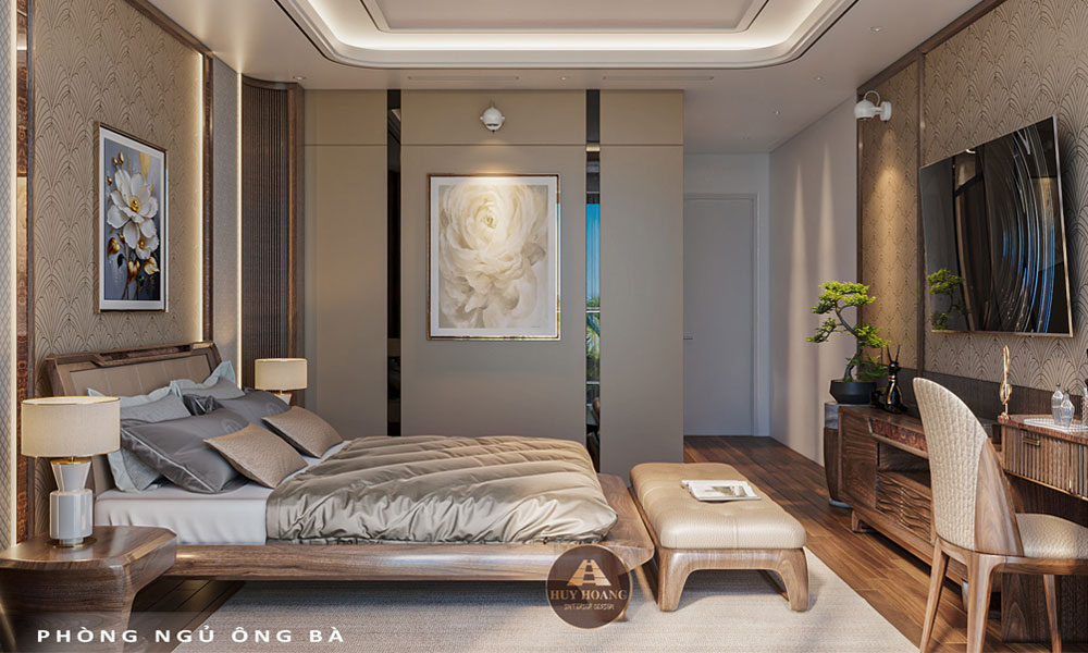 giường ngủ gỗ óc chó