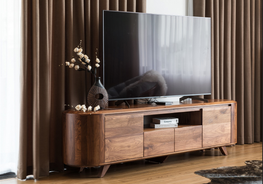 mẫu kệ tivi gỗ óc chó, giá kệ tivi gỗ óc chó