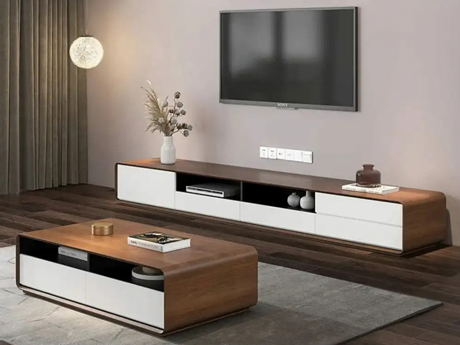 những lưu ý khi mua kệ TV gỗ óc chó