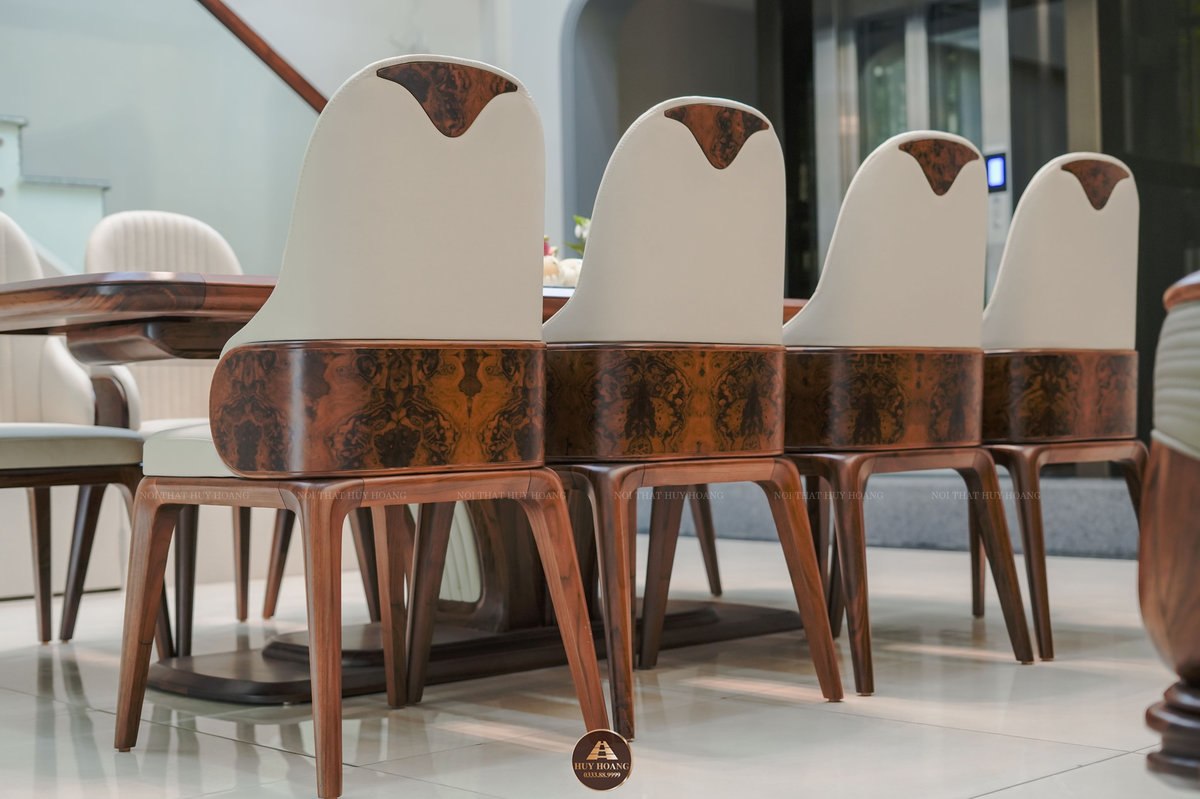 Ghế ăn gỗ óc chó cao cấp