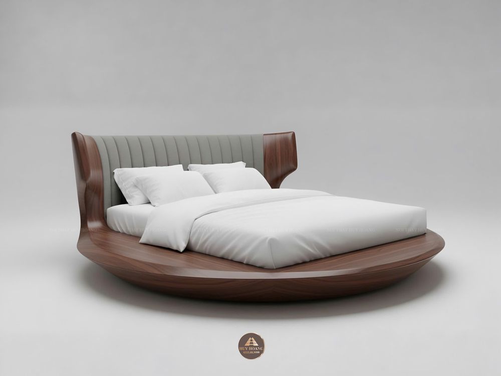 Giường ngủ gỗ óc chó Romance 14