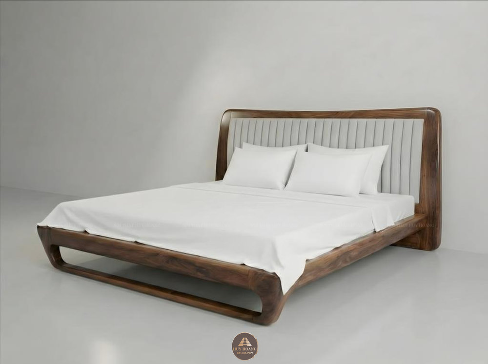 Giường ngủ gỗ óc chó Romance 15