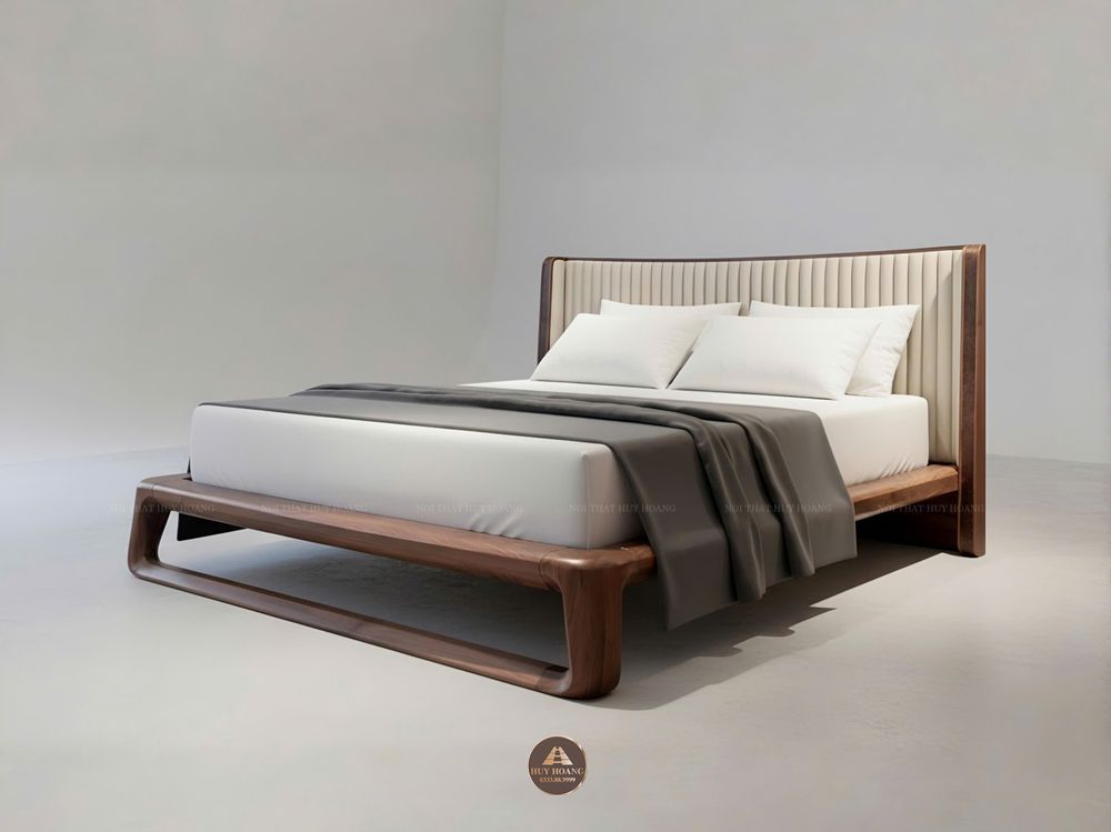 Giường gỗ óc chó Romance 17