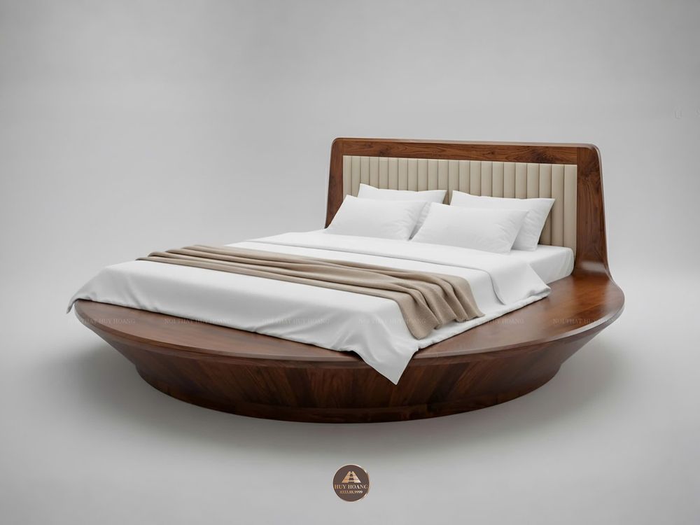 Giường ngủ gỗ óc chó Romance 26