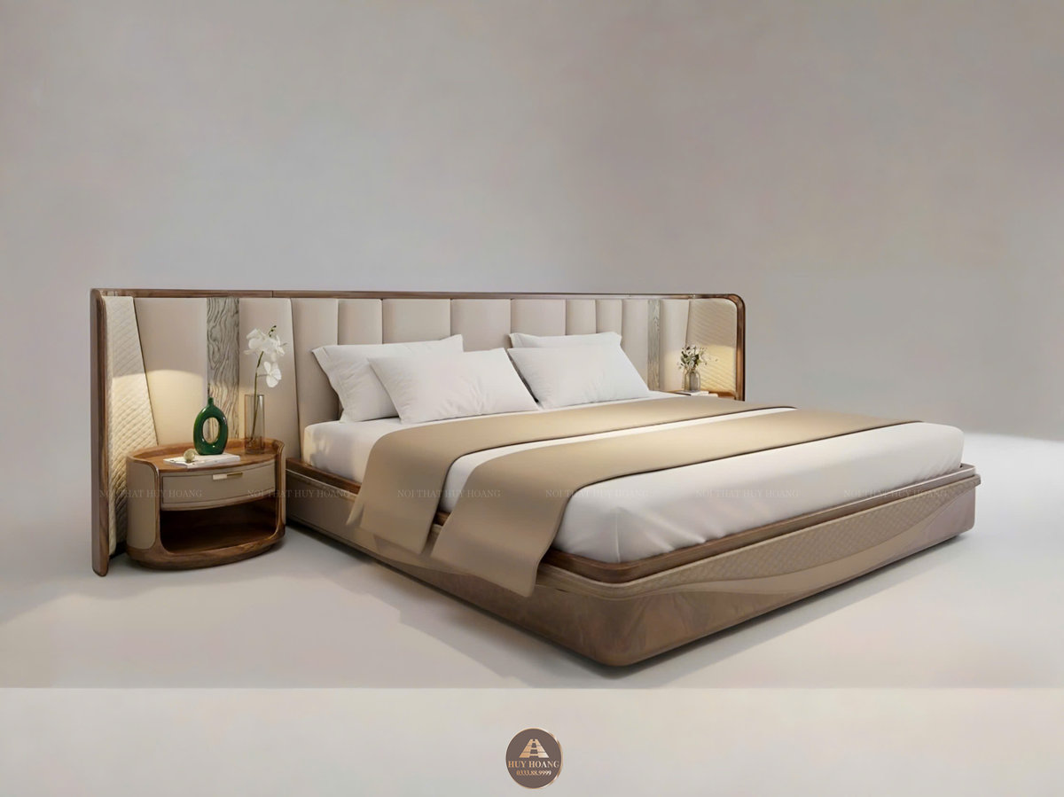 Giường ngủ gỗ óc chó Romance 10