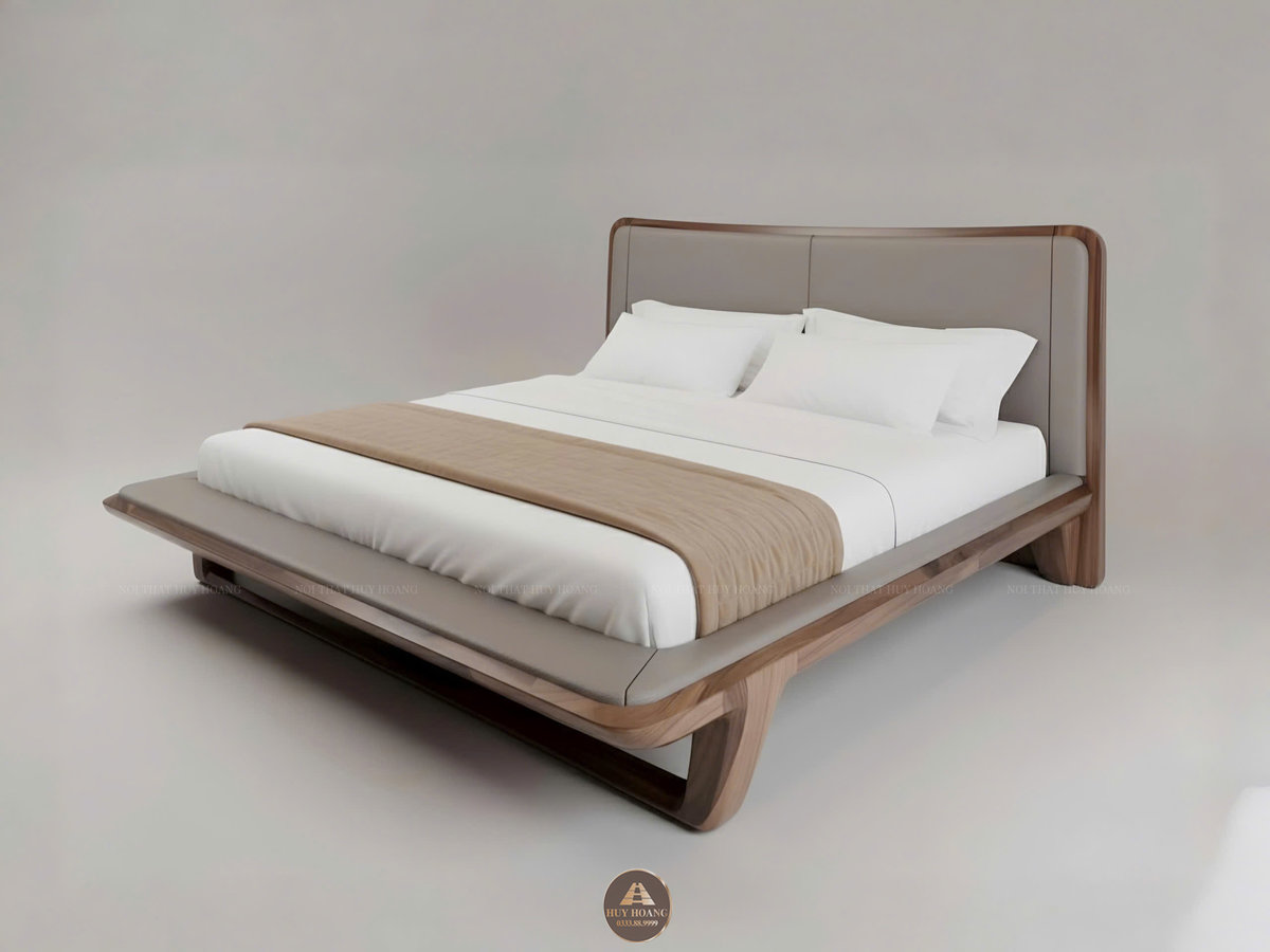 Giường ngủ gỗ óc chó Romance 22