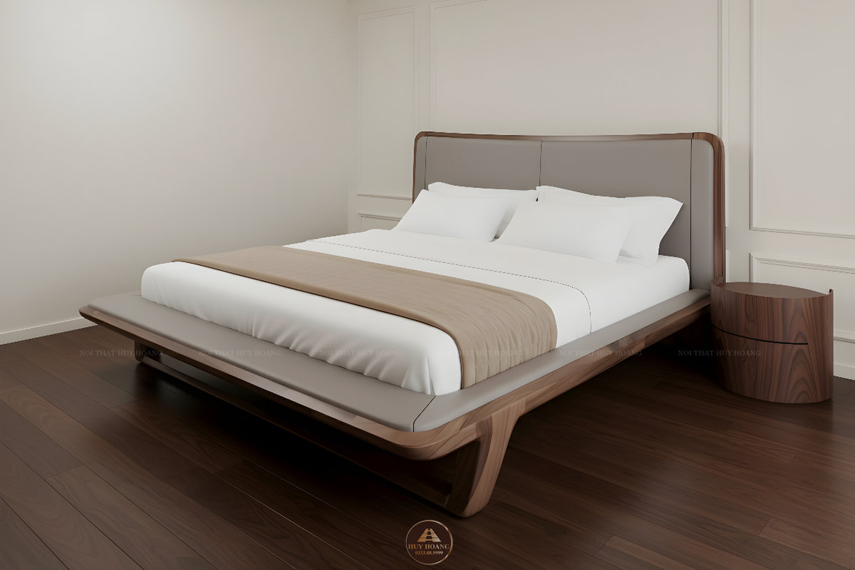 Giường ngủ gỗ óc chó Romance 22