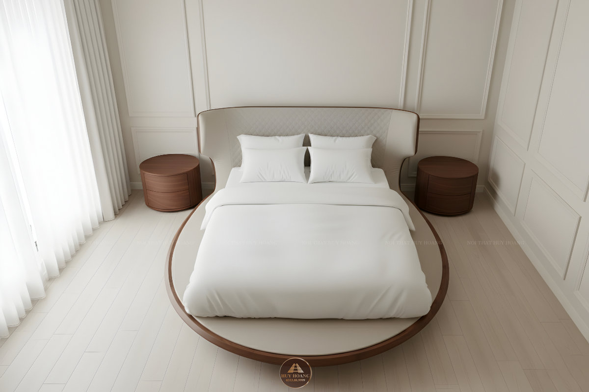 Giường ngủ gỗ óc chó Romance 31