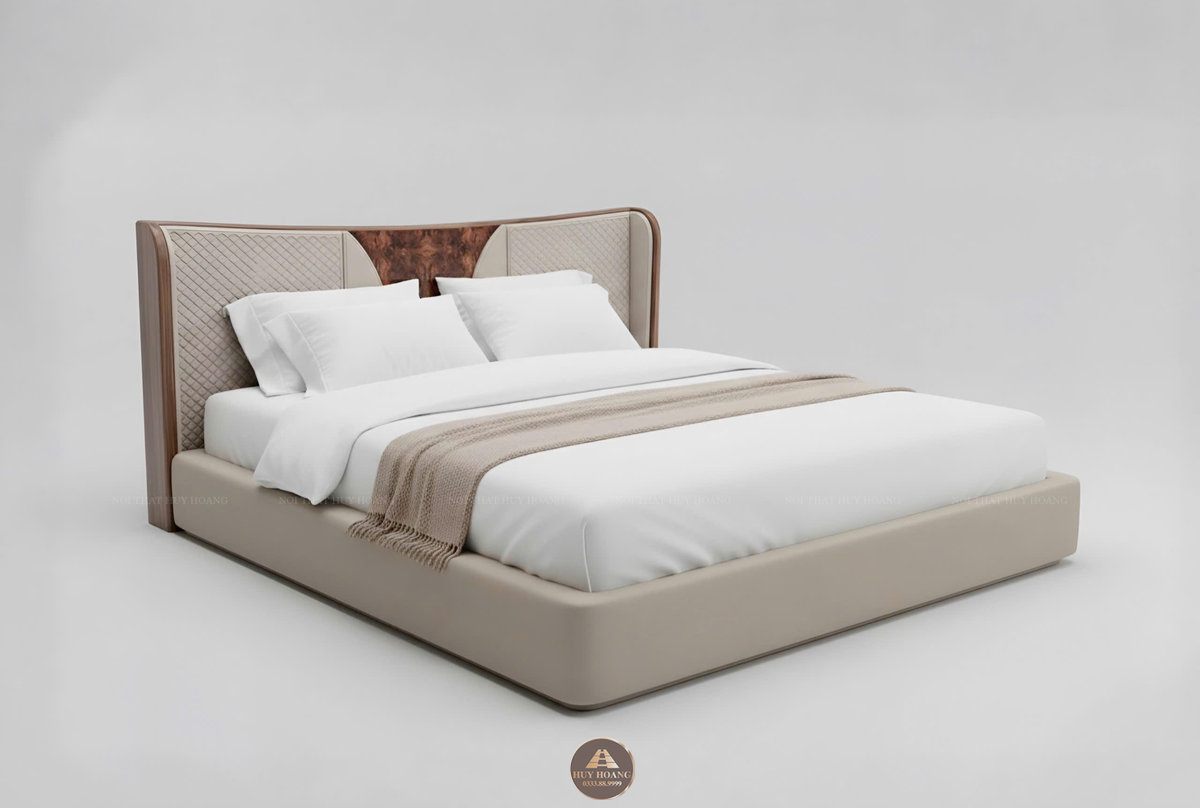 Giường ngủ gỗ óc chó Romance 6