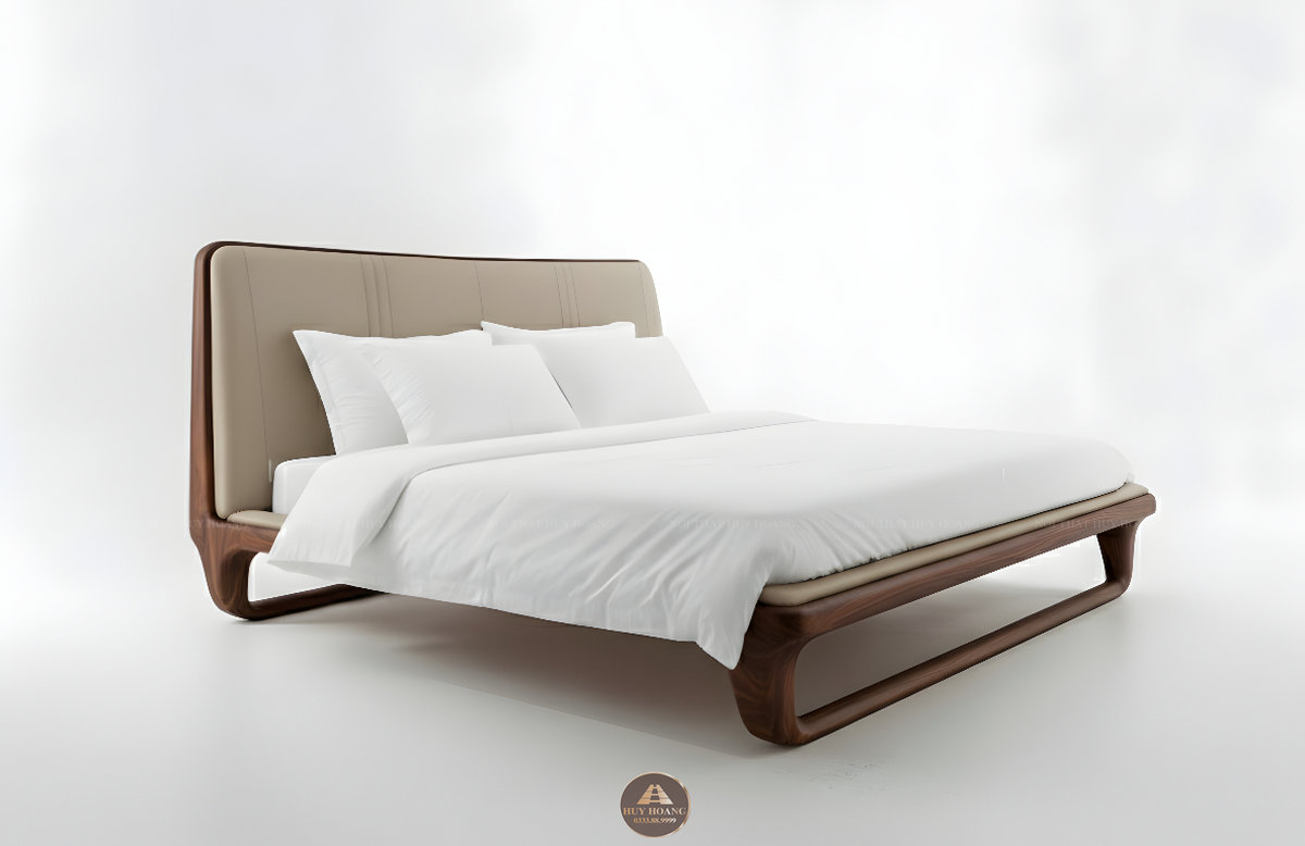 Giường ngủ gỗ óc chó Romance 8