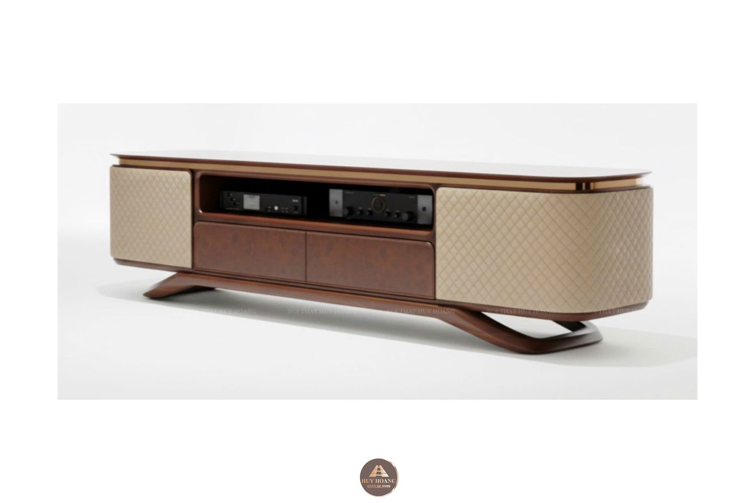 Kệ tivi gỗ óc chó hiện đại KTV-06