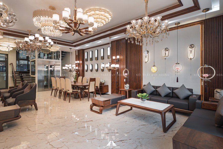 Sofa gỗ óc chó nhập khẩu Avalon 03