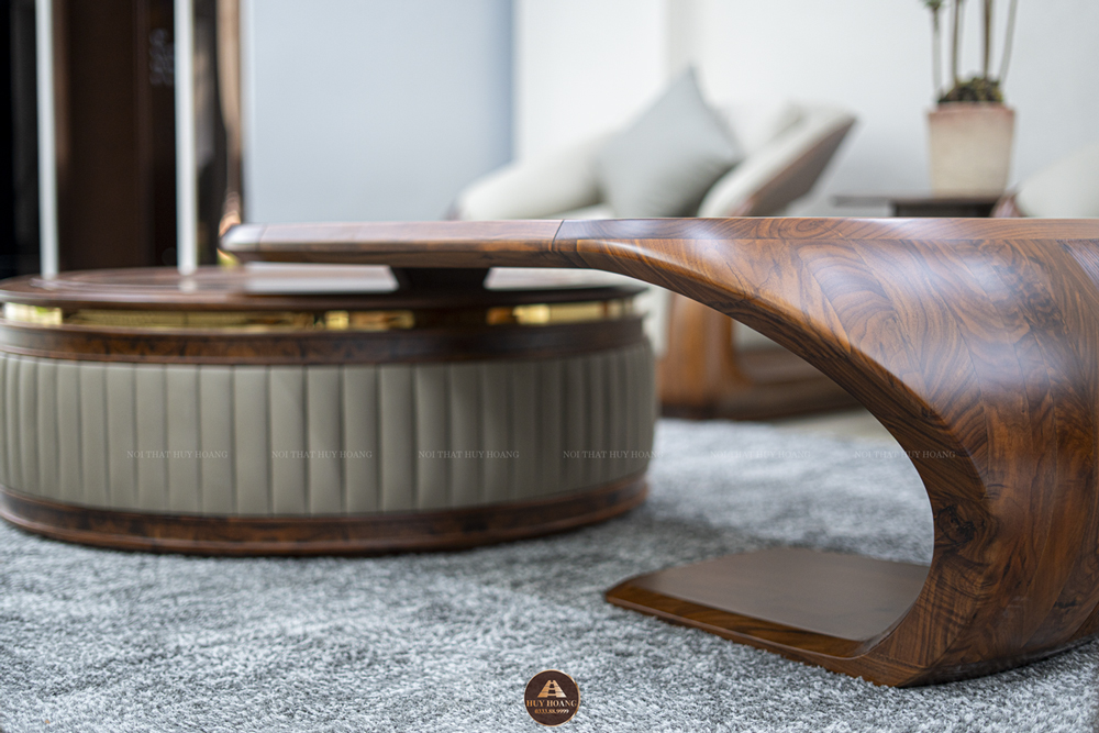 Sofa gỗ óc chó Avalon Curve 02