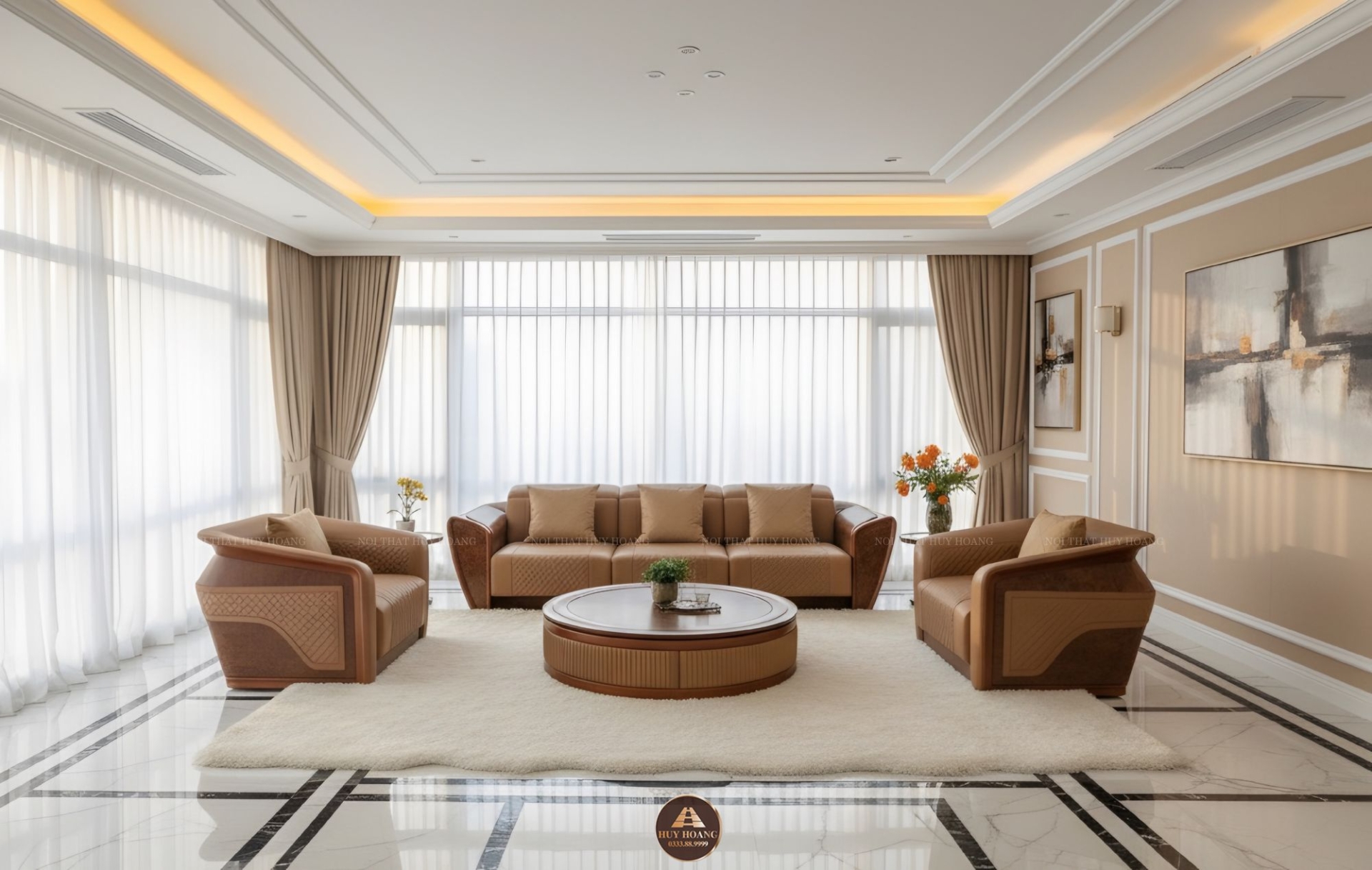 Sofa gỗ óc chó Avalon 29 phong cách thời thượng