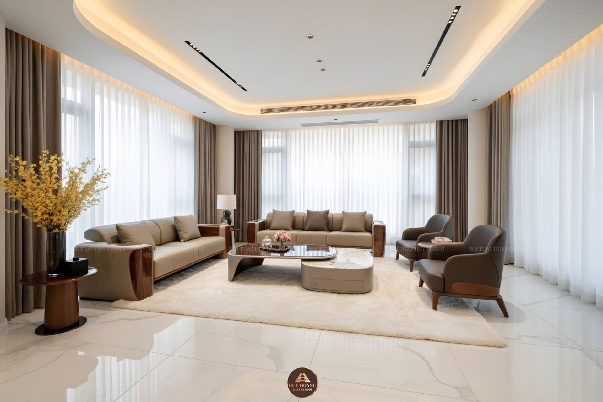 Sofa gỗ óc chó Avalon 36