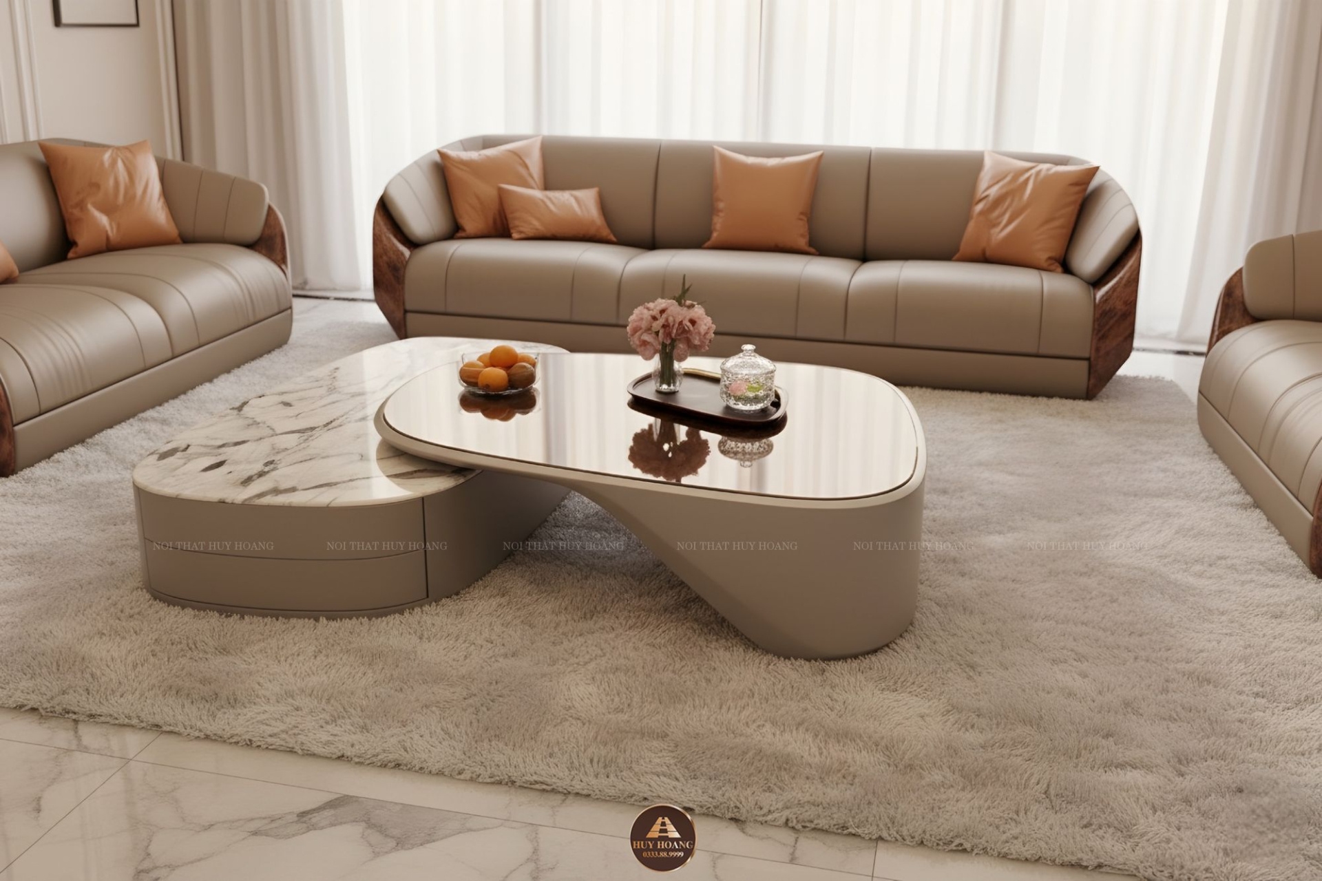 Sofa gỗ óc chó Avalon 44