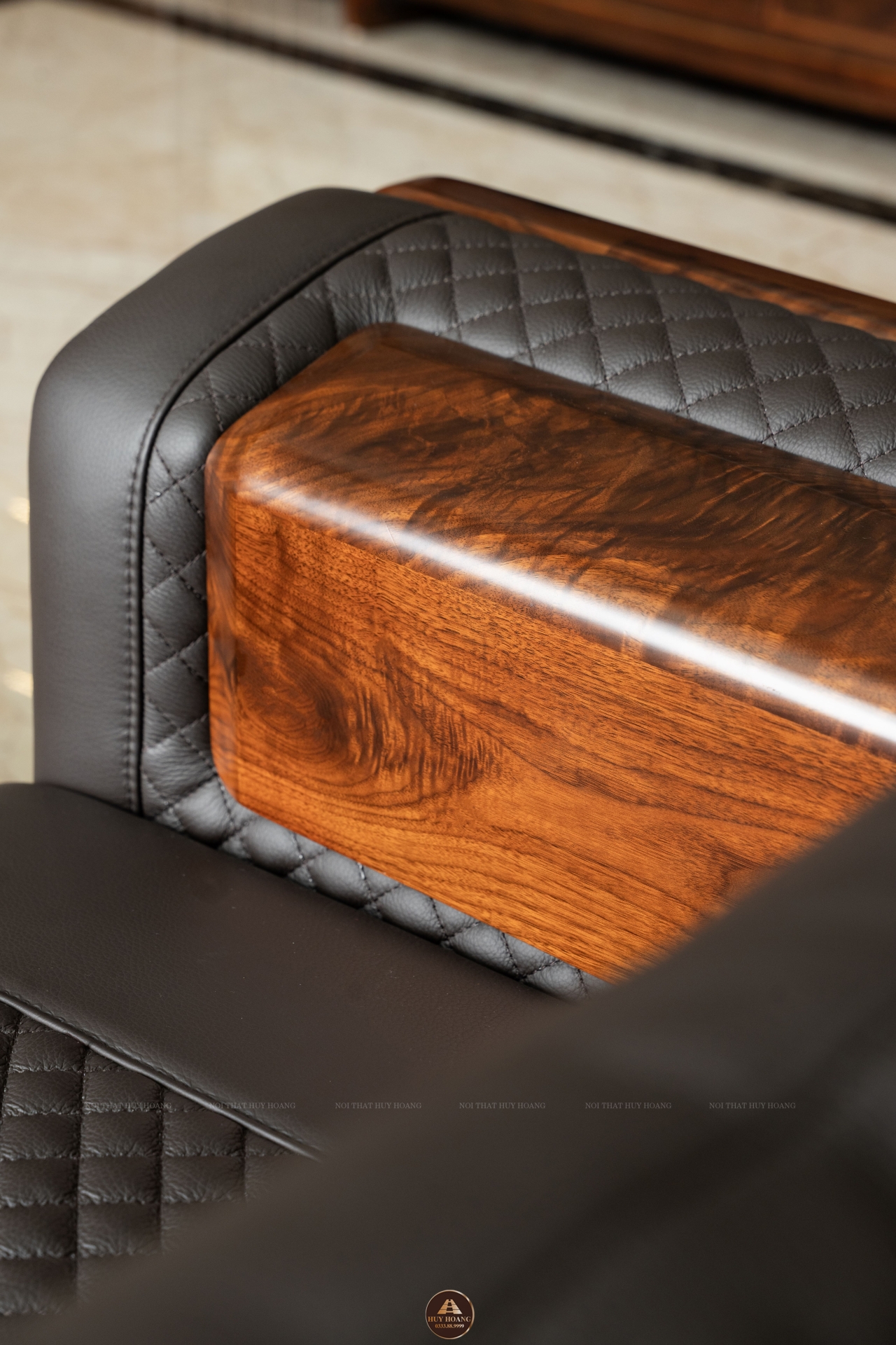 Bộ sofa gỗ óc chó cao cấp Avalon Horizon