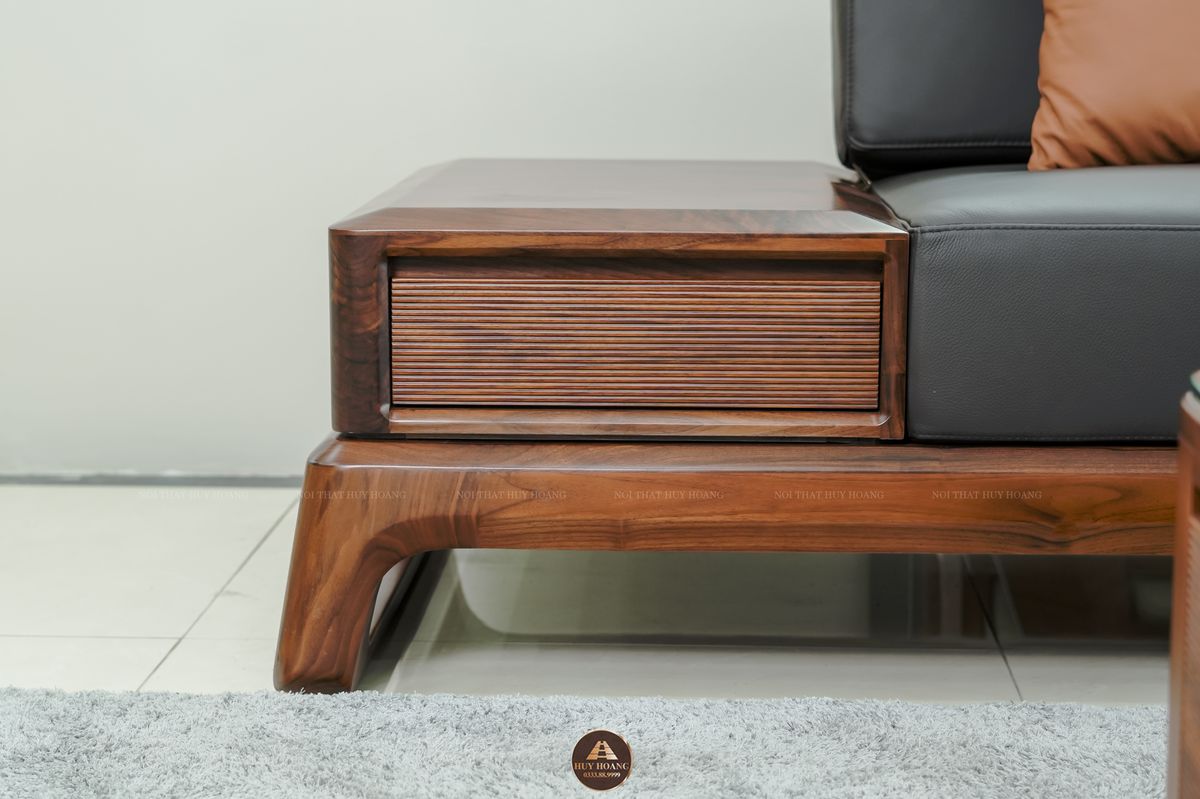 Bộ sofa gỗ óc chó cao cấp Avalon Novera
