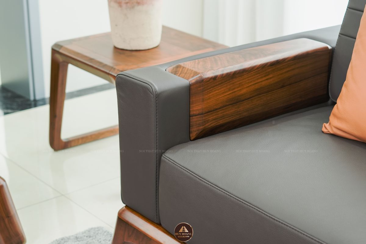Bộ sofa gỗ óc chó cao cấp Avalon Novera