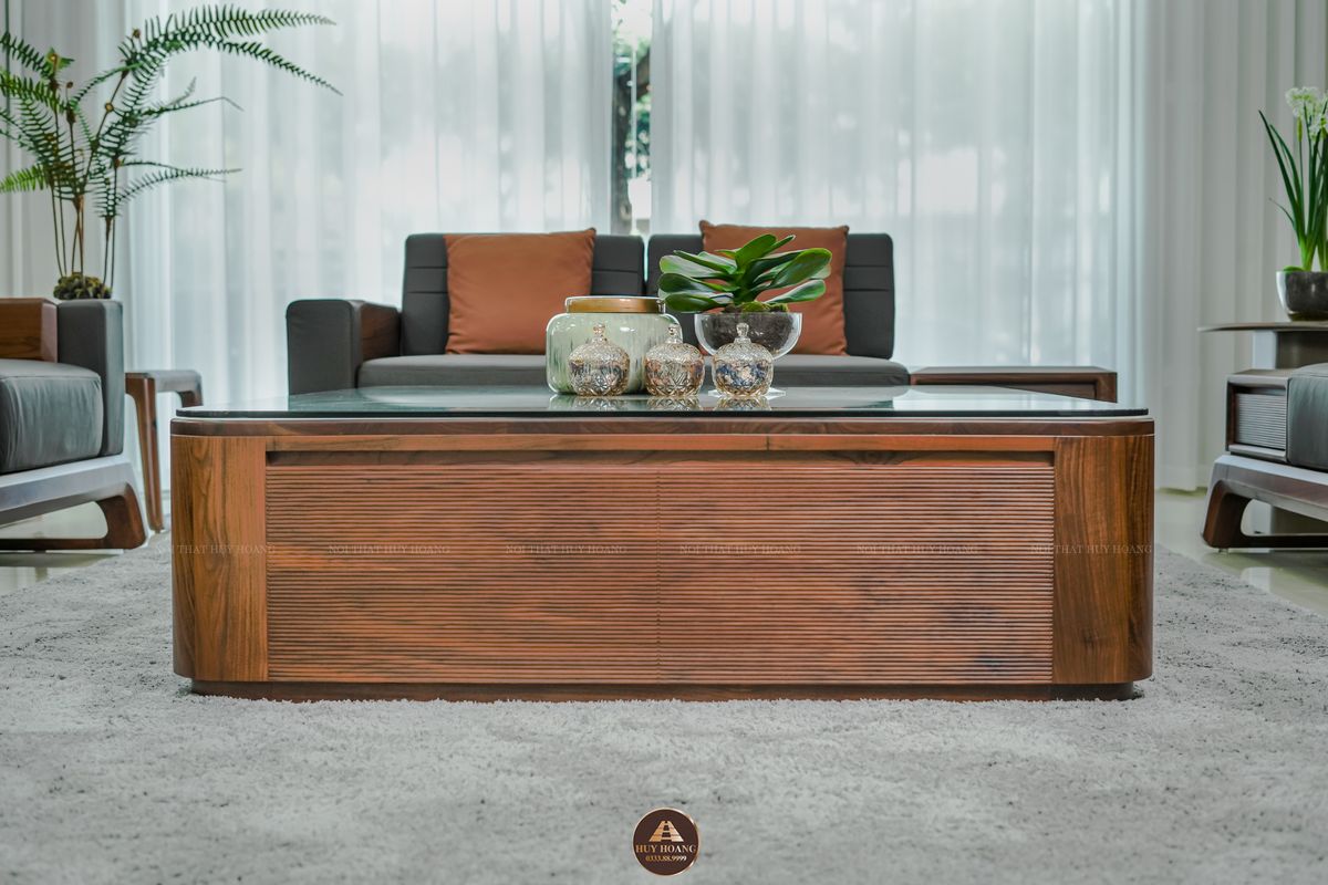 Bộ sofa gỗ óc chó cao cấp Avalon Novera