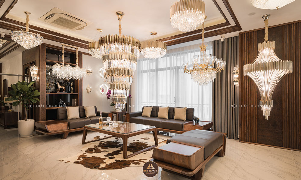 bộ sofa gỗ óc chó nhập khẩu
