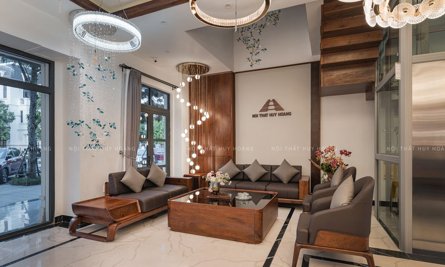 Sofa gỗ óc chó ngày càng được ưa chuộng